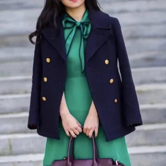 J. Crew Majesty Pea Coat - Picture 1 of 15